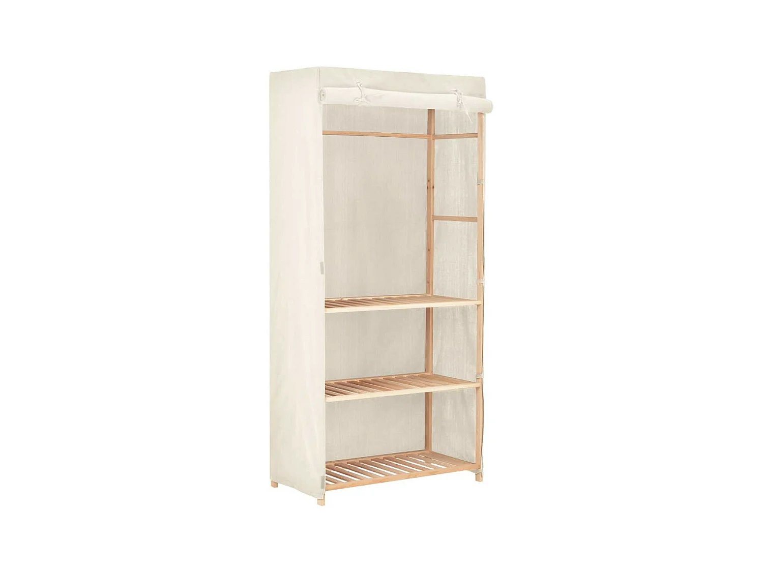 Garde-robe à 3 niveaux 79 x 40x170
