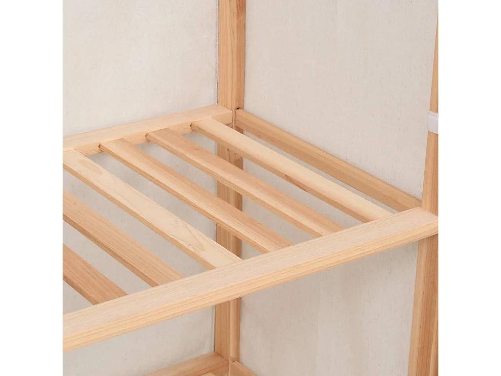 Garde-robe à 3 niveaux 79 x 40x170