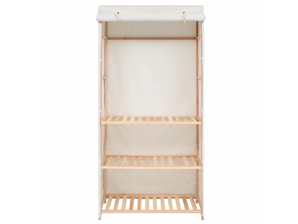 Garde-robe à 3 niveaux 79 x 40x170