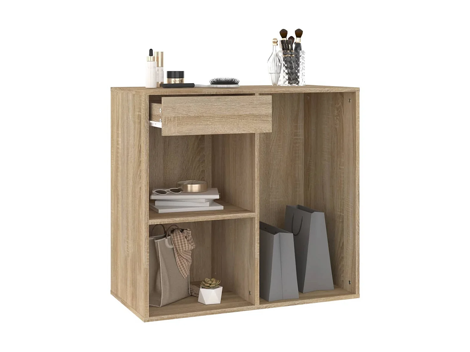 Armoire cosmétique Chêne Sonoma 80x40x75 Bois d'ingénierie