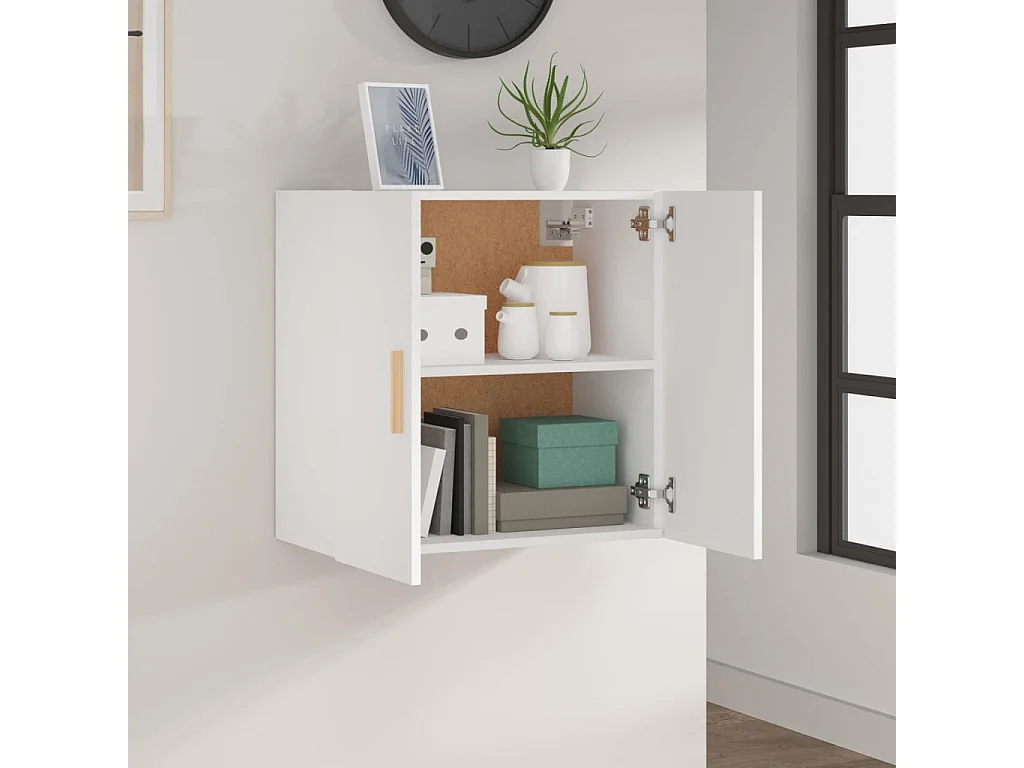 Armoire murale Blanc 60x30x60 Bois d'ingénierie