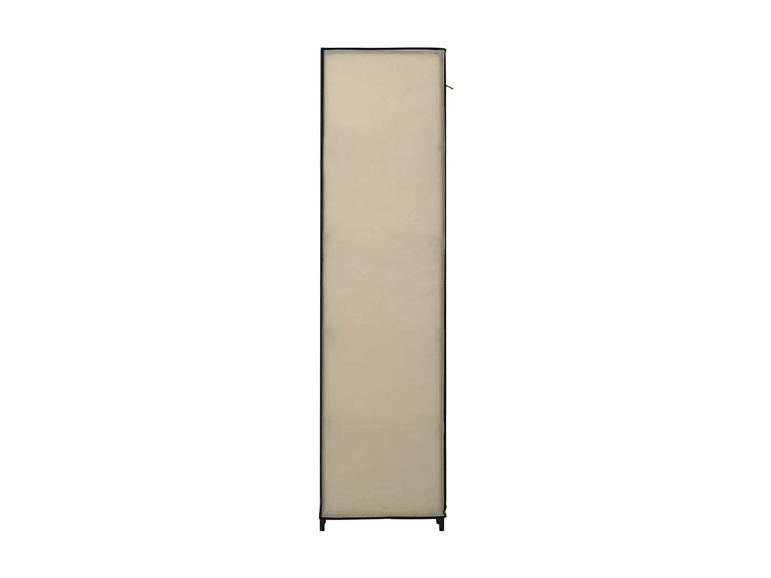 Garde-robe pliable Crème 110x45x175 Tissu