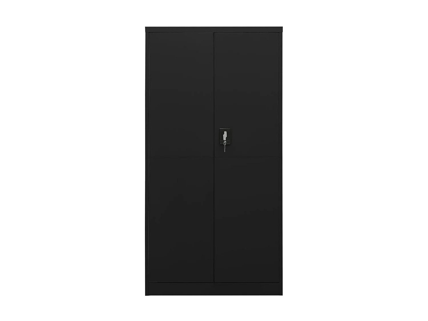 Armoire à casiers Noir 90x40x180 Acier