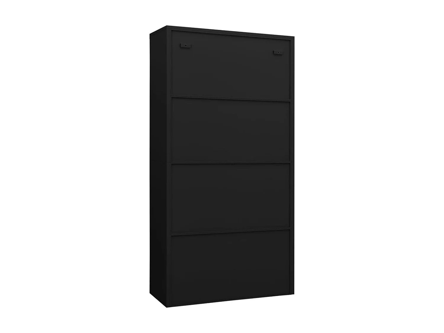 Armoire à casiers Noir 90x40x180 Acier