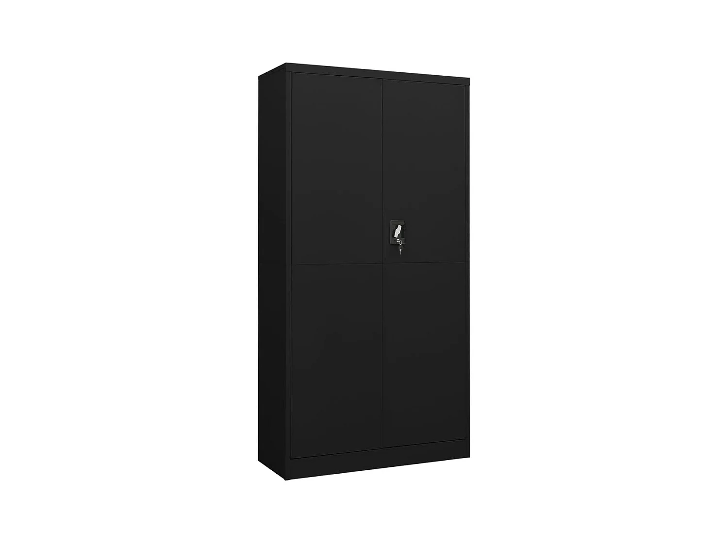 Armoire à casiers Noir 90x40x180 Acier
