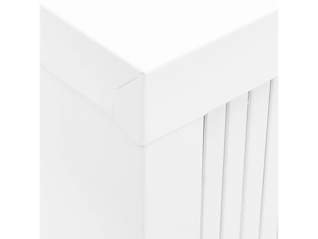 Armoire à portes coulissantes Blanc 90x40x90 Acier