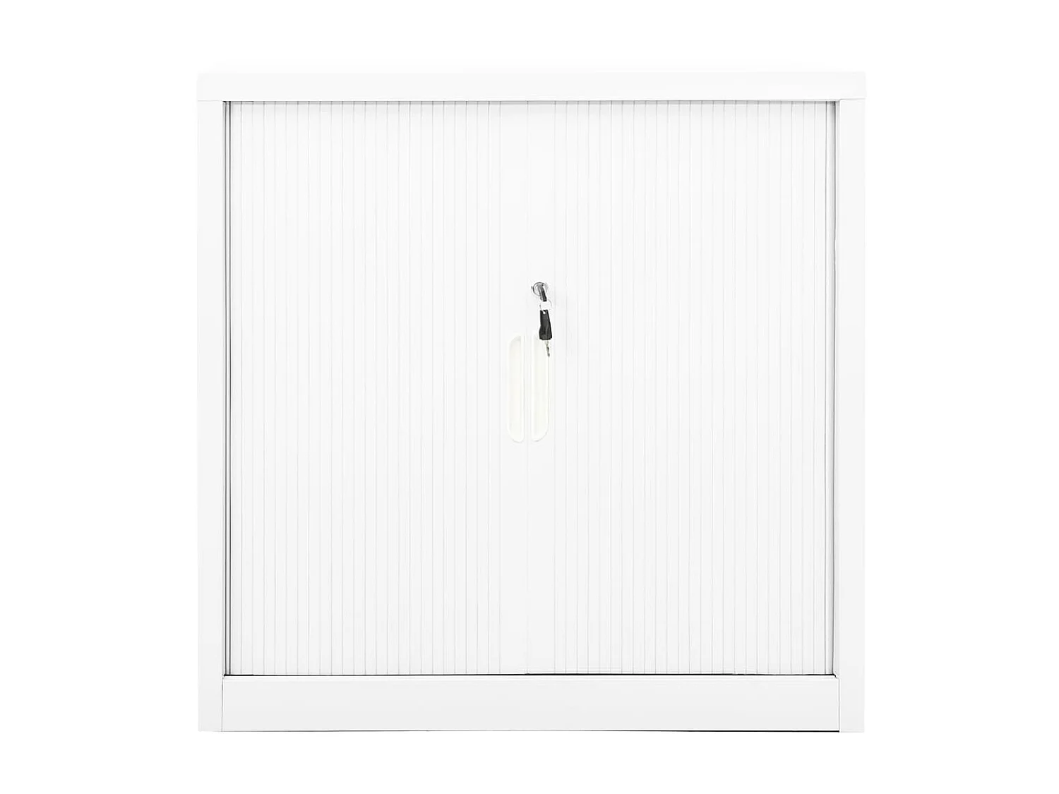 Armoire à portes coulissantes Blanc 90x40x90 Acier