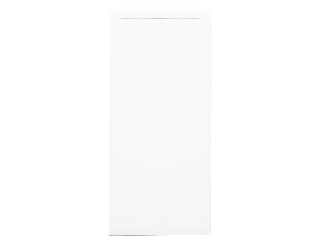 Armoire à portes coulissantes Blanc 90x40x90 Acier