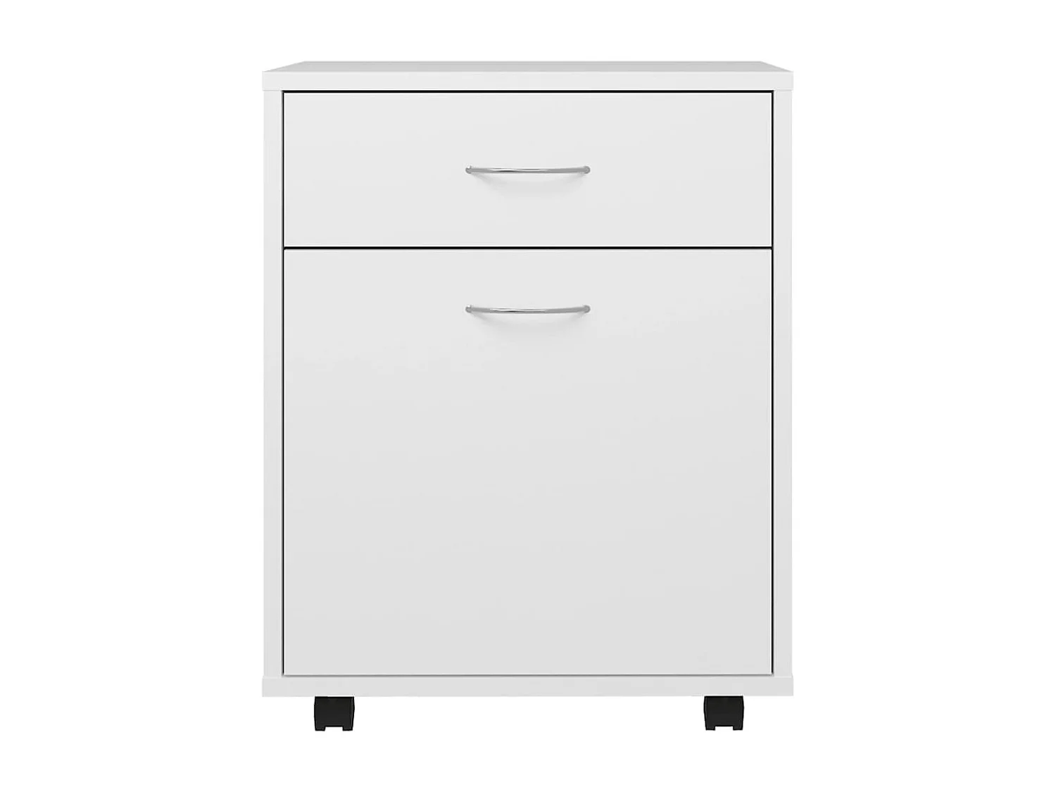 Armoire à roulettes Blanc 45x38x54