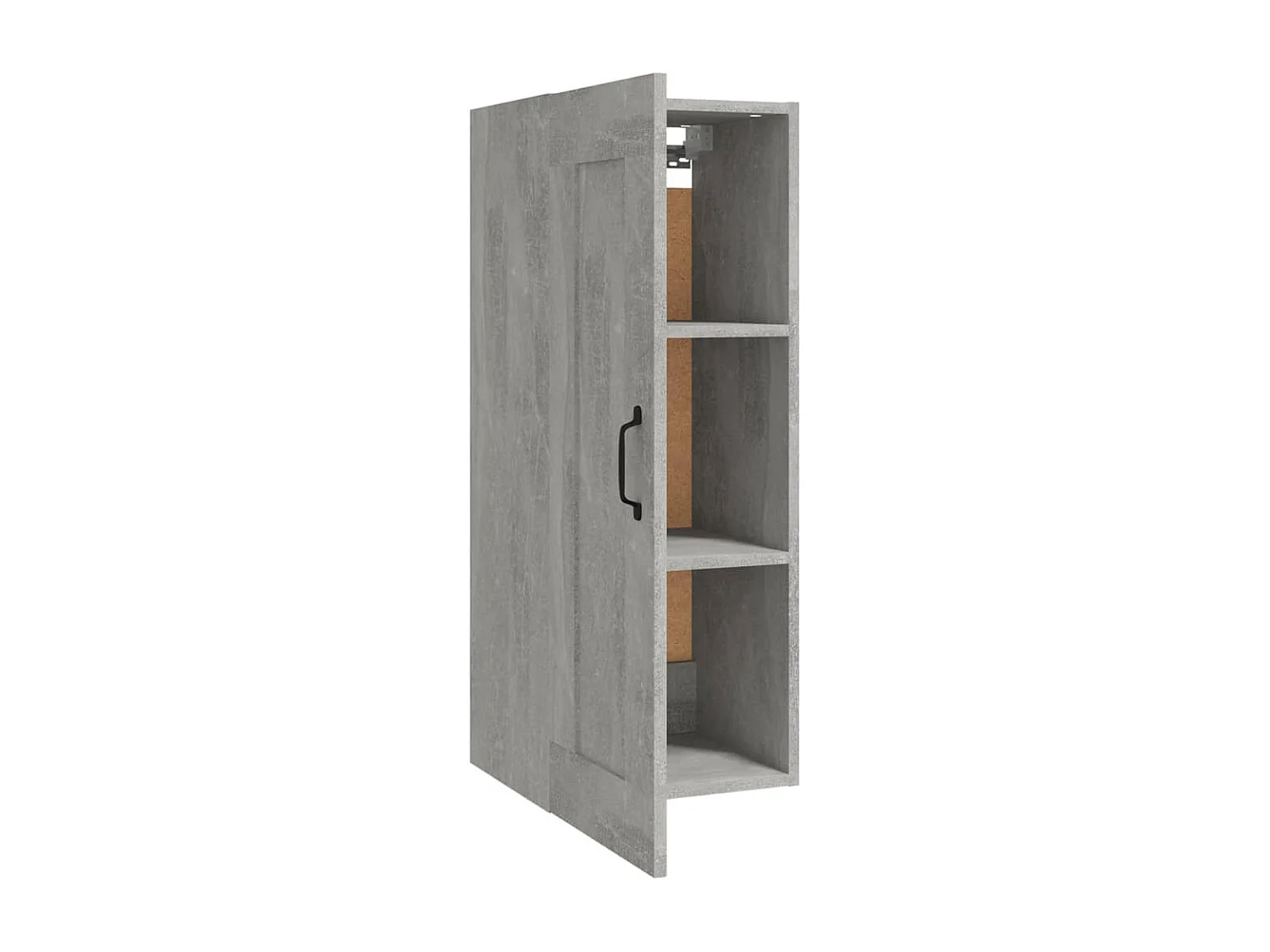 Armoire suspendue Gris béton 35x34x90 Bois d'ingénierie