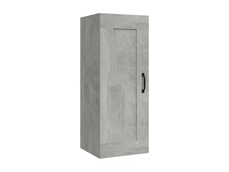 Armoire suspendue Gris béton 35x34x90 Bois d'ingénierie