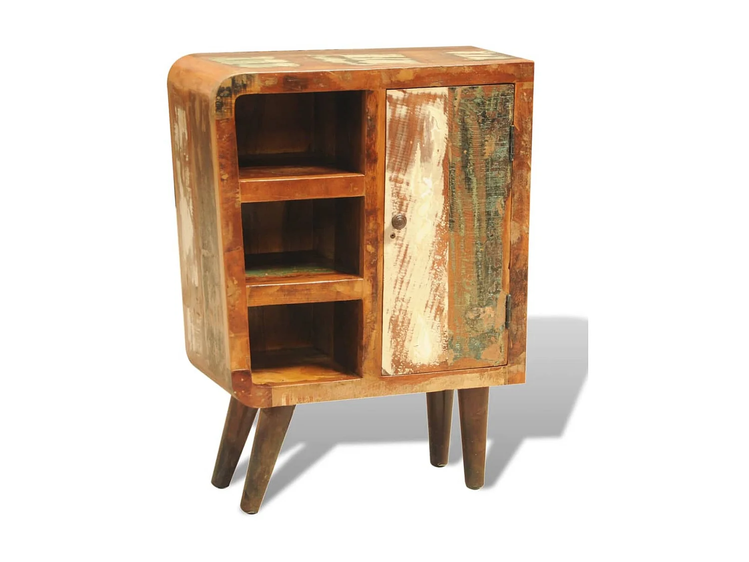 Armoire vintage avec 1 porte Bois massif de récupération