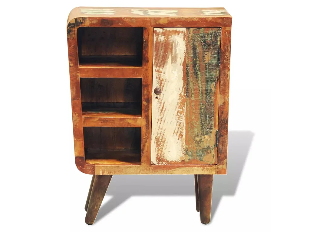 Armoire vintage avec 1 porte Bois massif de récupération