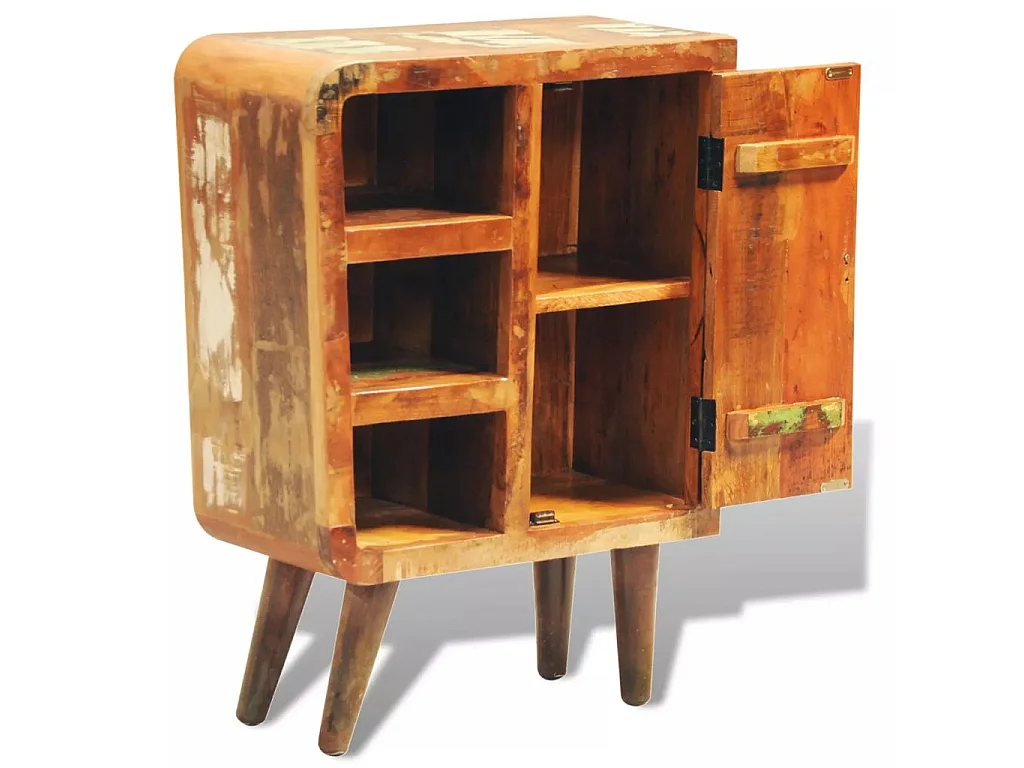 Armoire vintage avec 1 porte Bois massif de récupération