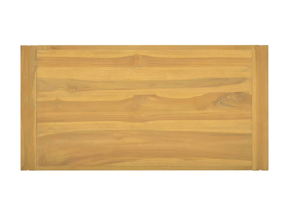 Armoire murale de salle de bain 90x45x35 Bois de teck solide