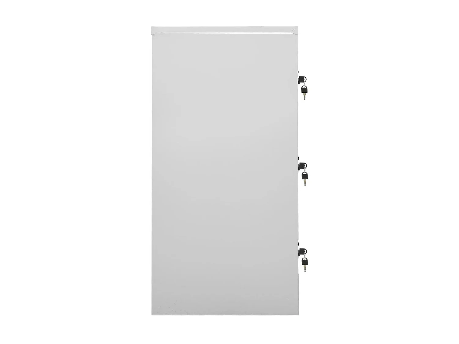 Lockerkast 90x45x92,5 cm staal lichtgrijs en blauw
