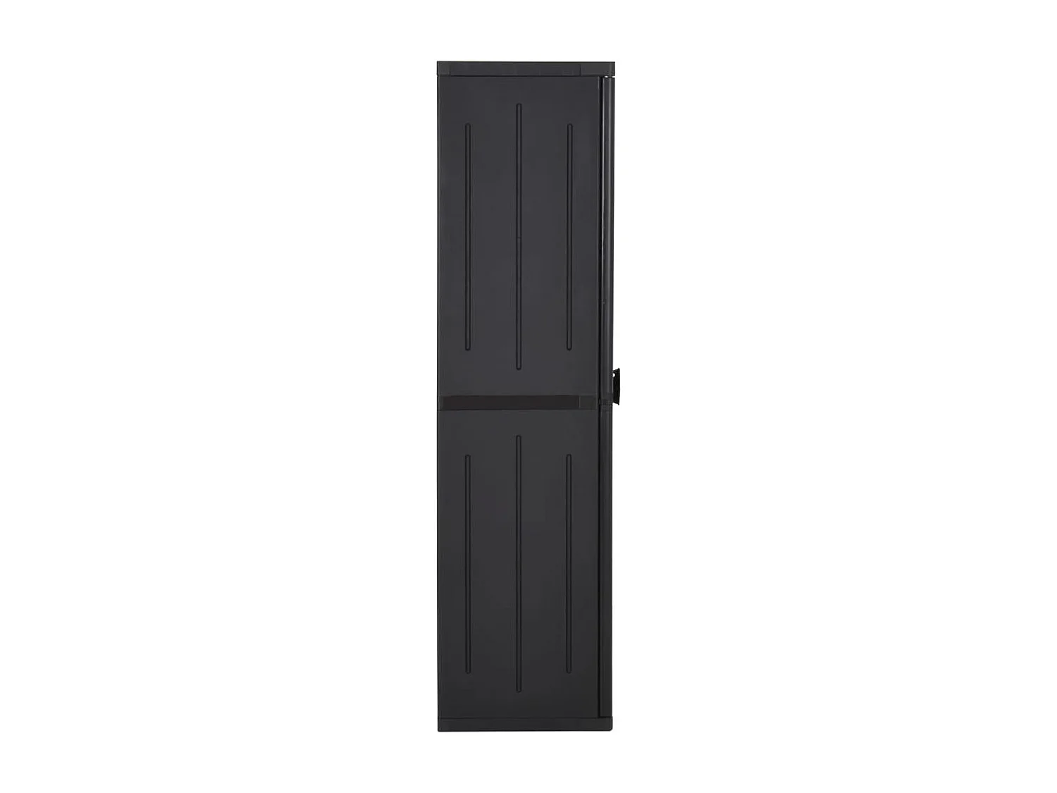 Armoire de rangement de jardin Noir 65x45x172 PP