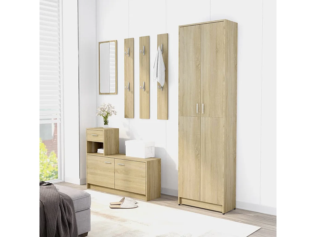 Armoire de rangement Chêne sonoma 55x25x189