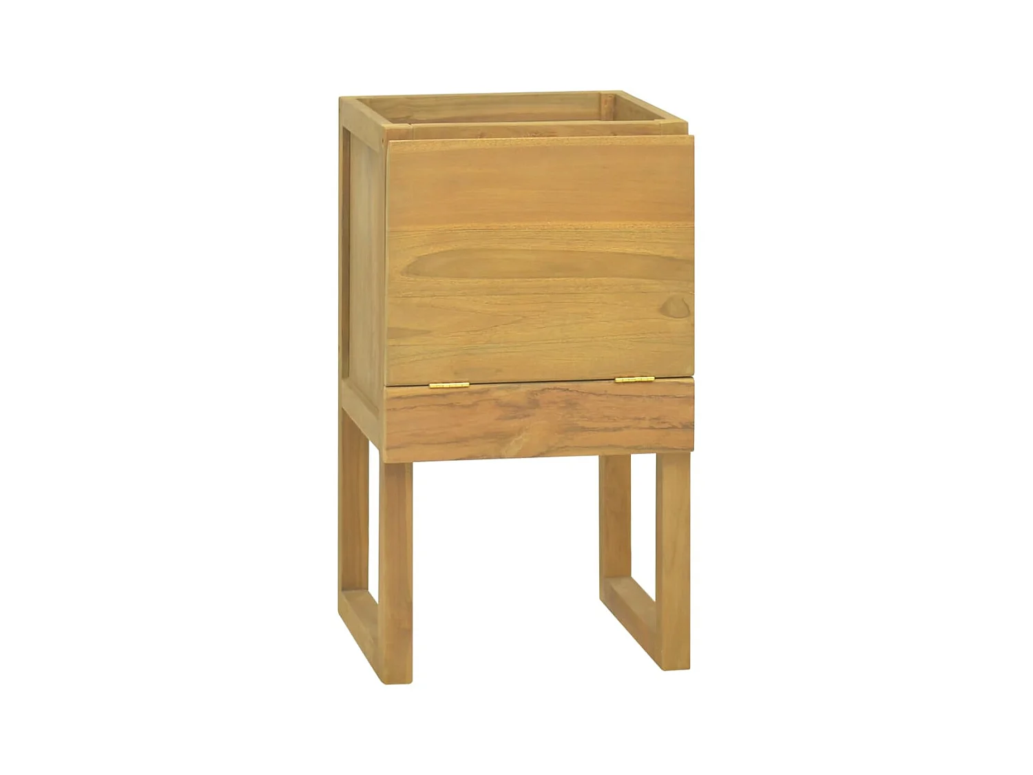 Armoire de salle de bain 45x45x75 Bois de teck solide