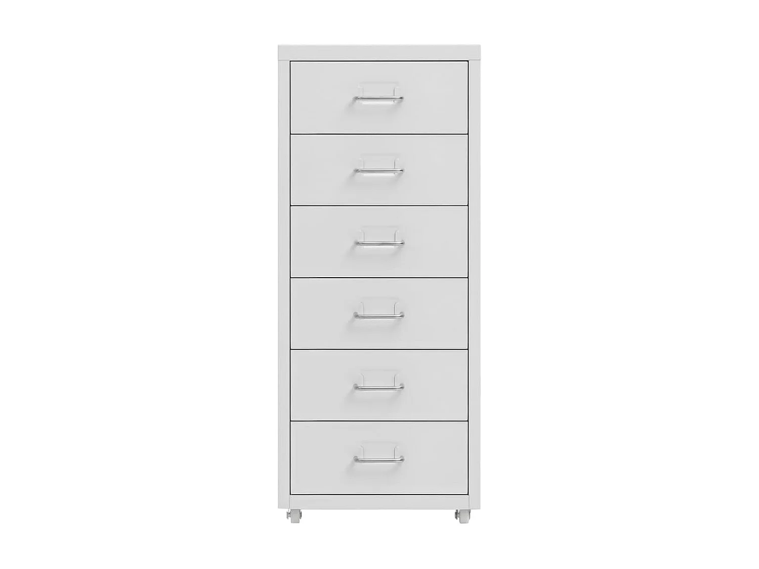 Classeur mobile Gris 28x41x69 Métal