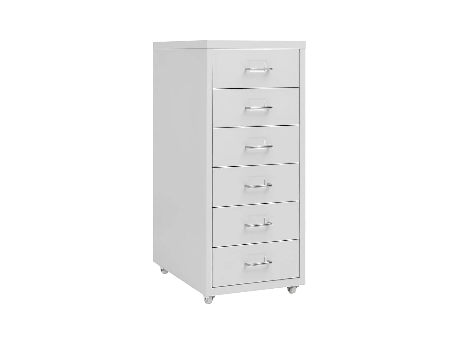 Classeur mobile Gris 28x41x69 Métal