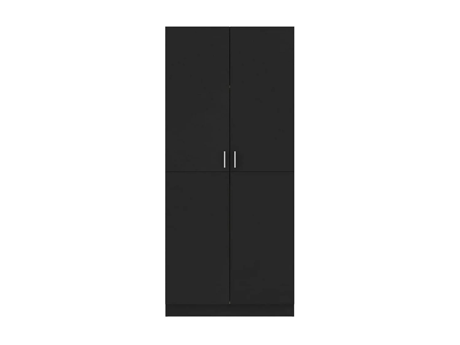 Armoire 2 portes noir mate Pandra 80cm