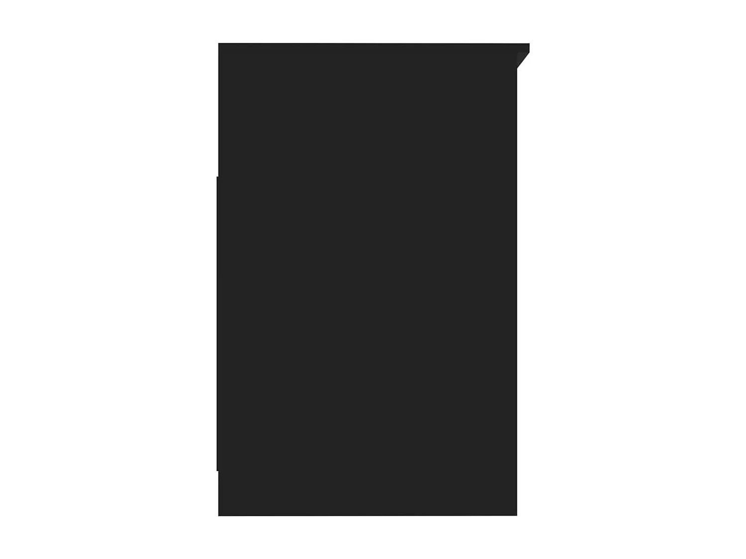 Armoire à tiroirs Noir 40x50x76