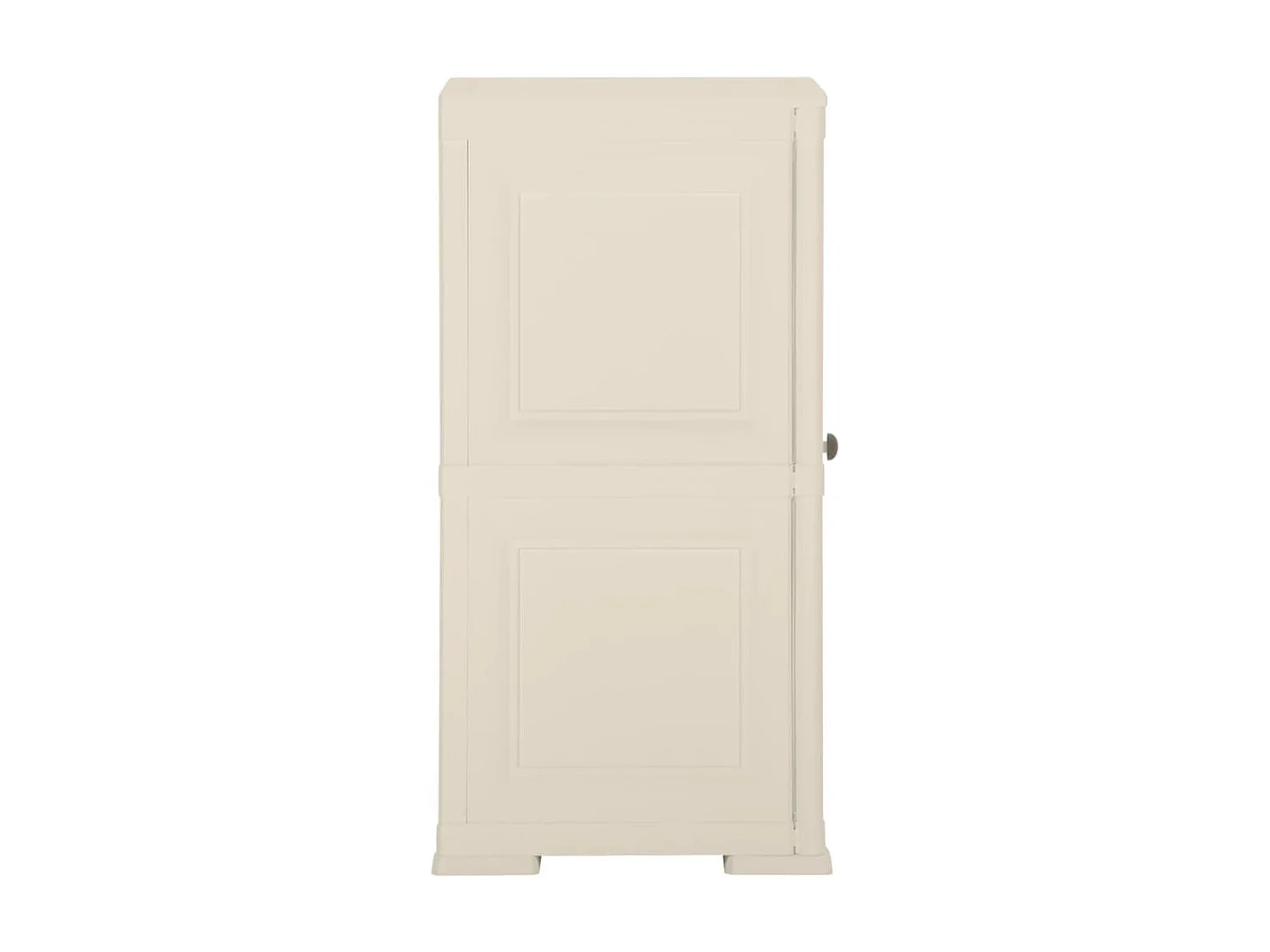 Armoire en plastique 40x43x85,5 Design de bois Crème