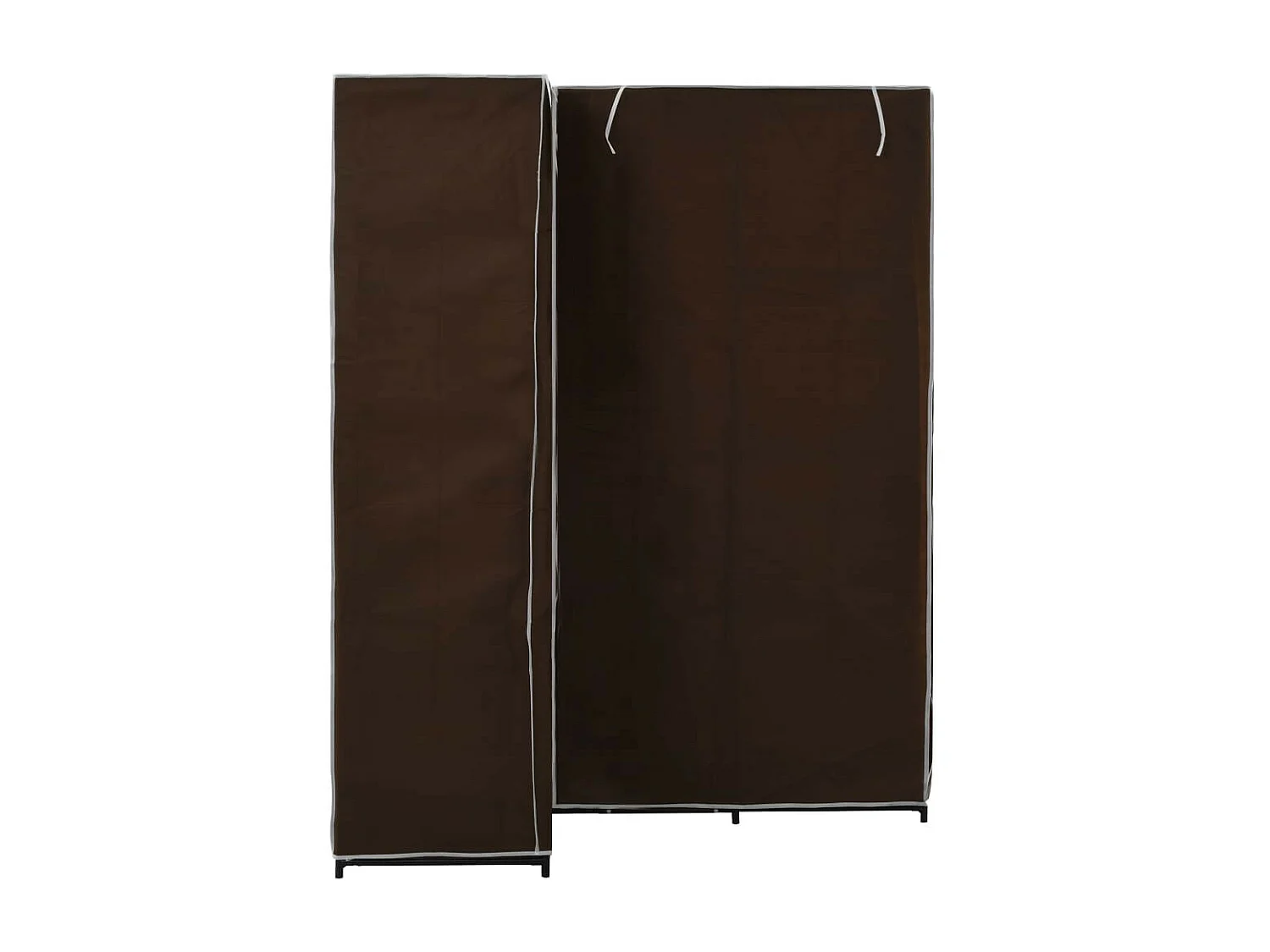 Garde-robe d'angle Marron 130x87x169