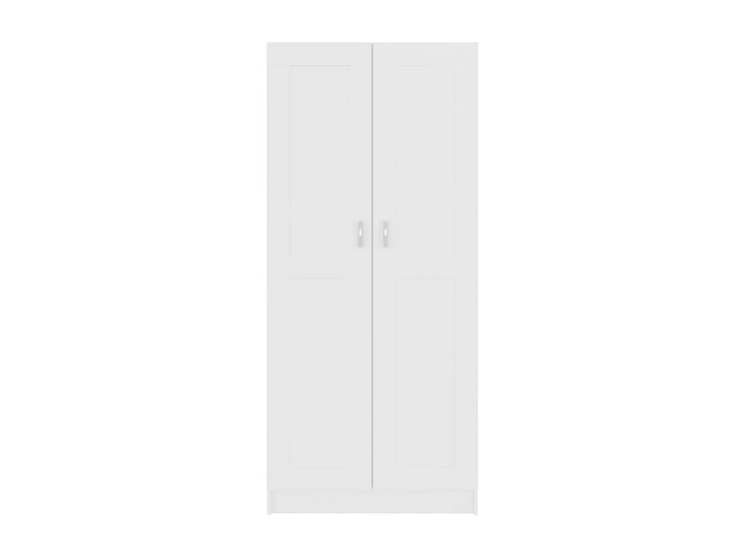 Armoire multifonction 2 portes Kala 82cm - Un rangement tout-en-un pour votre maison-Blanc