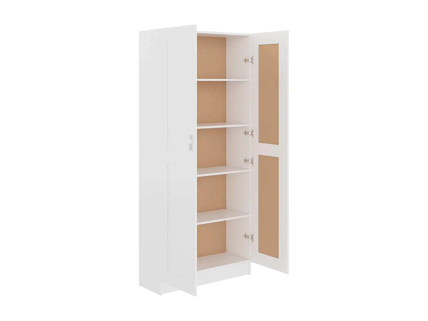 Armoire multifonction 2 portes Kala 82cm - Un rangement tout-en-un pour votre maison-Blanc