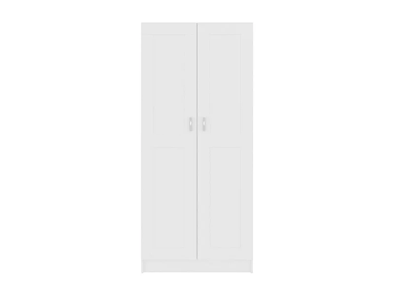 Armoire multifonction 2 portes Kala 82cm - Un rangement tout-en-un pour votre maison-Blanc