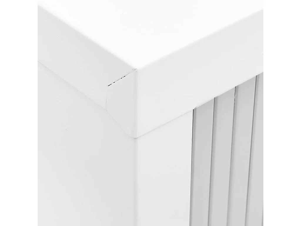 Armoire à portes coulissantes Gris 90x40x90 Acier