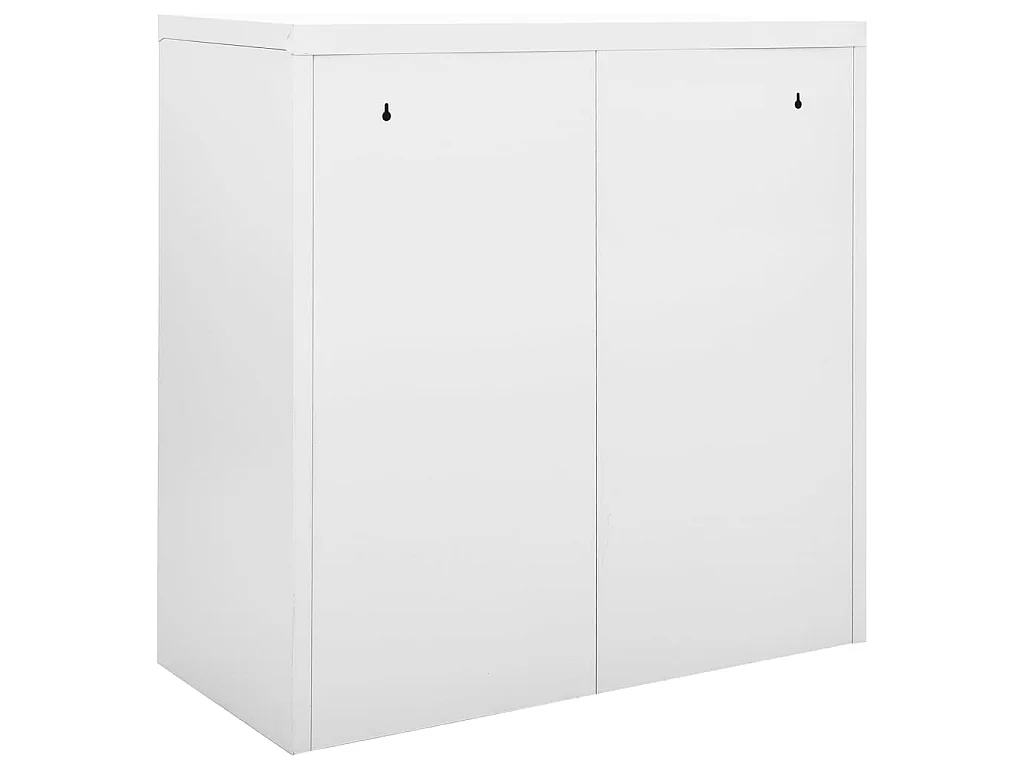 Armoire à portes coulissantes Gris 90x40x90 Acier