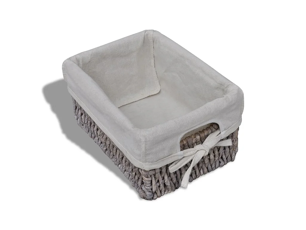 Étagère de rangement Bois Marron 5 paniers en tissage