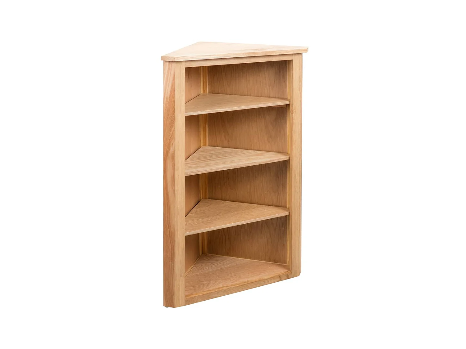 Étagère d'angle 59 x 36x100 Bois de chêne massif