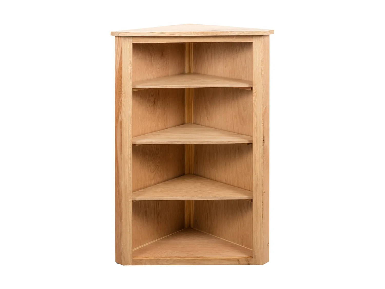 Étagère d'angle 59 x 36x100 Bois de chêne massif