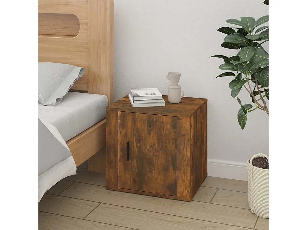 Table de chevet Chêne fumé 50x39x47