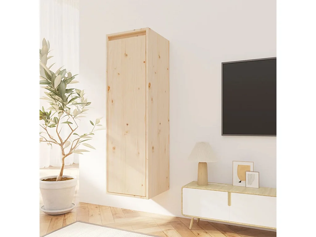 Armoire murale 30x30x100 Bois de pin massif