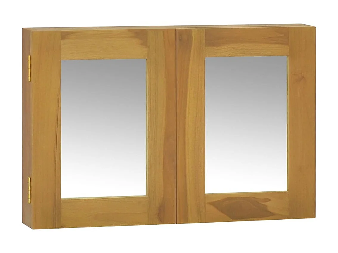 Armoire à miroir 60x10x40 Bois de teck solide
