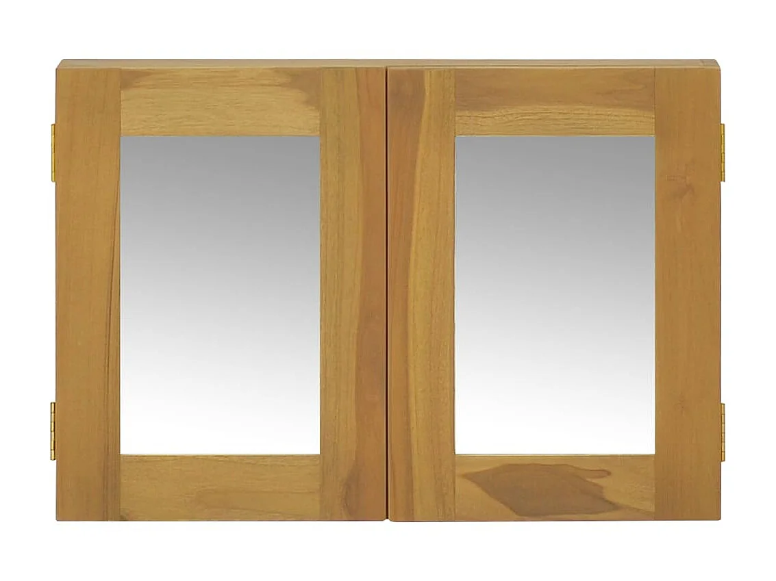 Armoire à miroir 60x10x40 Bois de teck solide