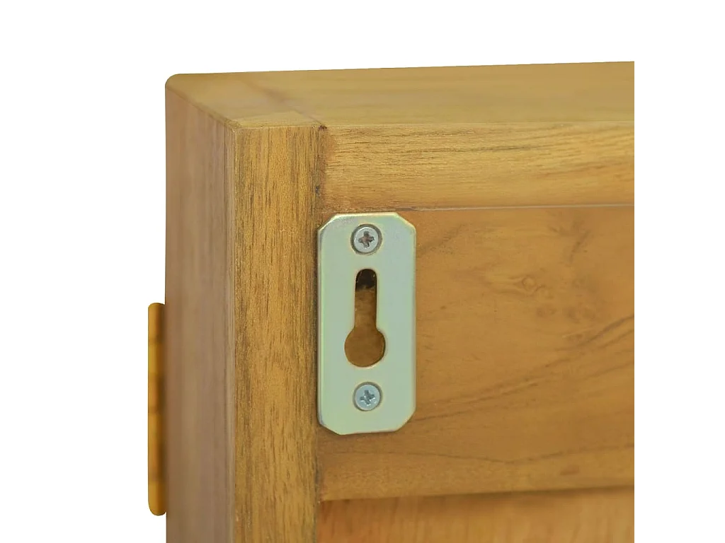 Armoire à miroir 60x10x40 Bois de teck solide