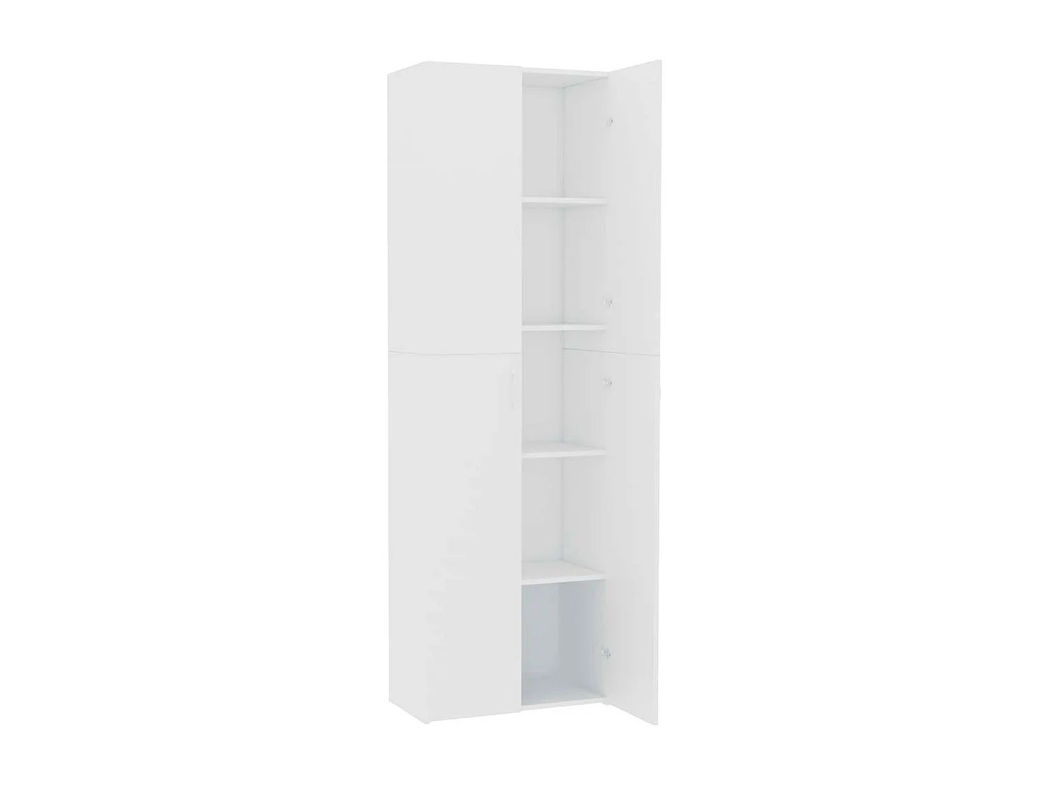 Armoire de bureau Blanc 60 x 32x190
