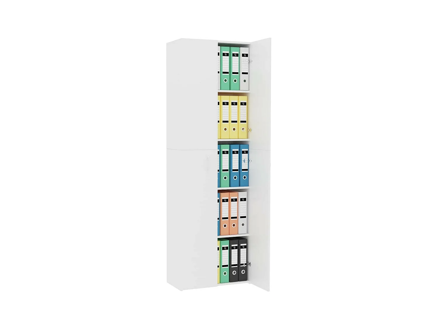 Armoire de bureau Blanc 60 x 32x190