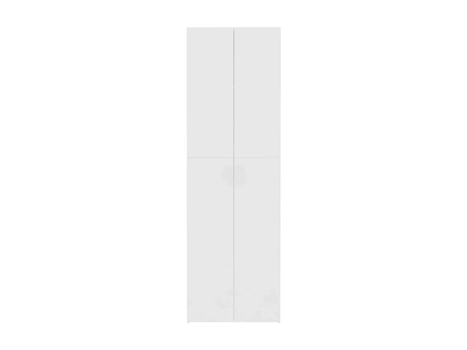 Kantoorkast 60x32x190 cm bewerkt hout wit