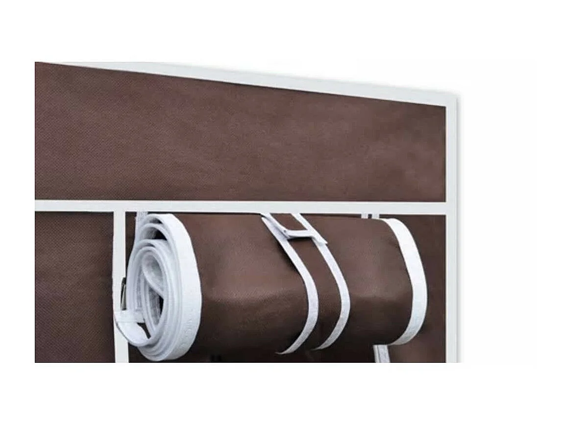 Garde-robe Tissu Marron