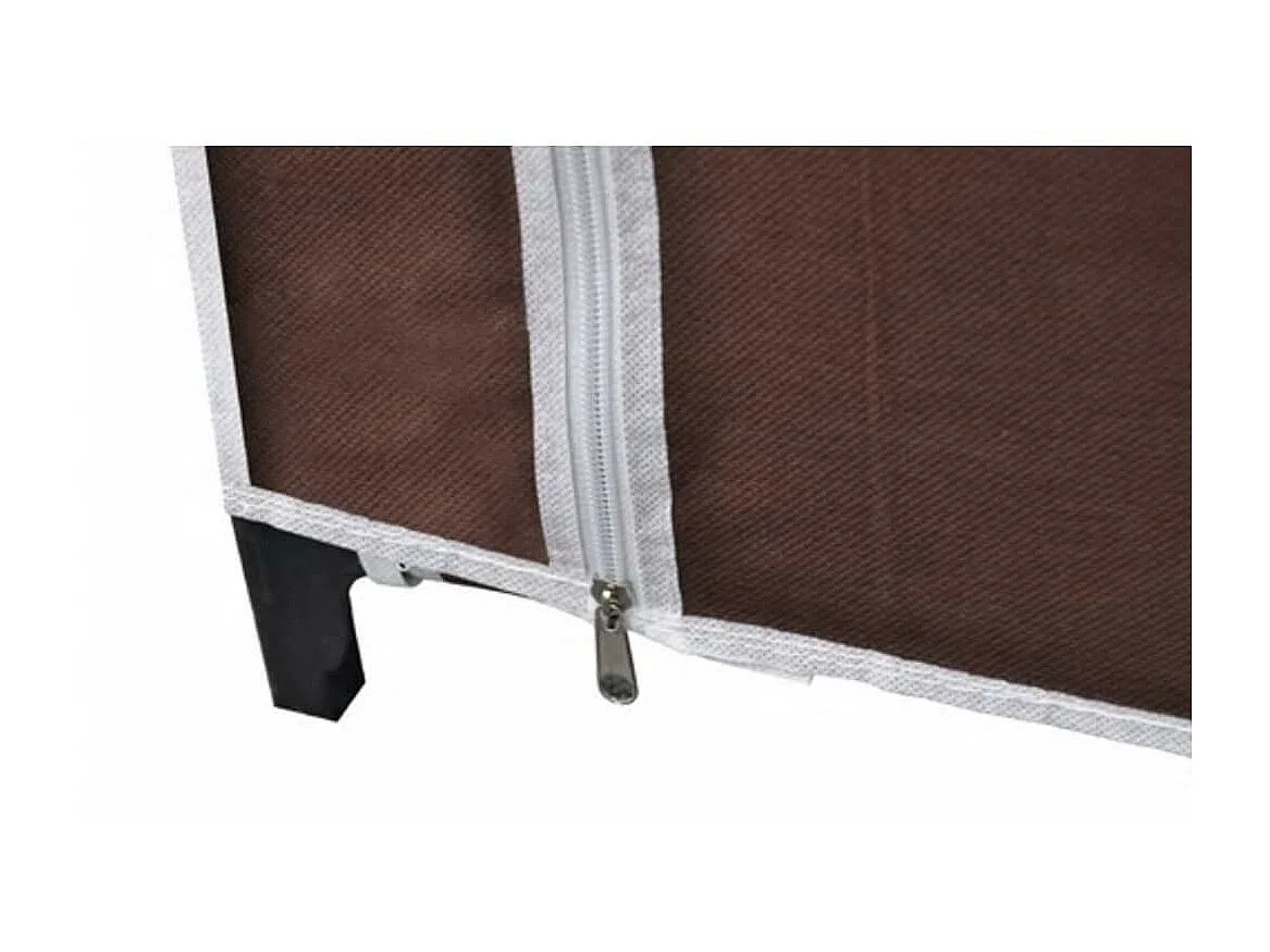 Garde-robe Tissu Marron