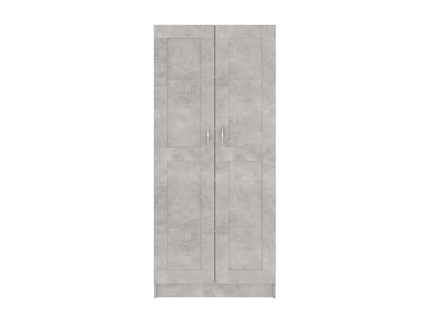 Armoire multifonction 2 portes Kala 82cm - Un rangement tout-en-un pour votre maison-Gris béton