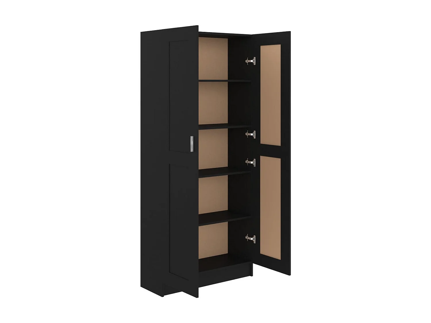 Armoire multifonction 2 portes Kala 82cm - Un rangement tout-en-un pour votre maison-Gris béton