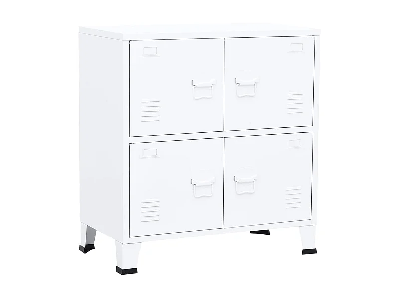 Classeur Blanc 75x40x80 Acier